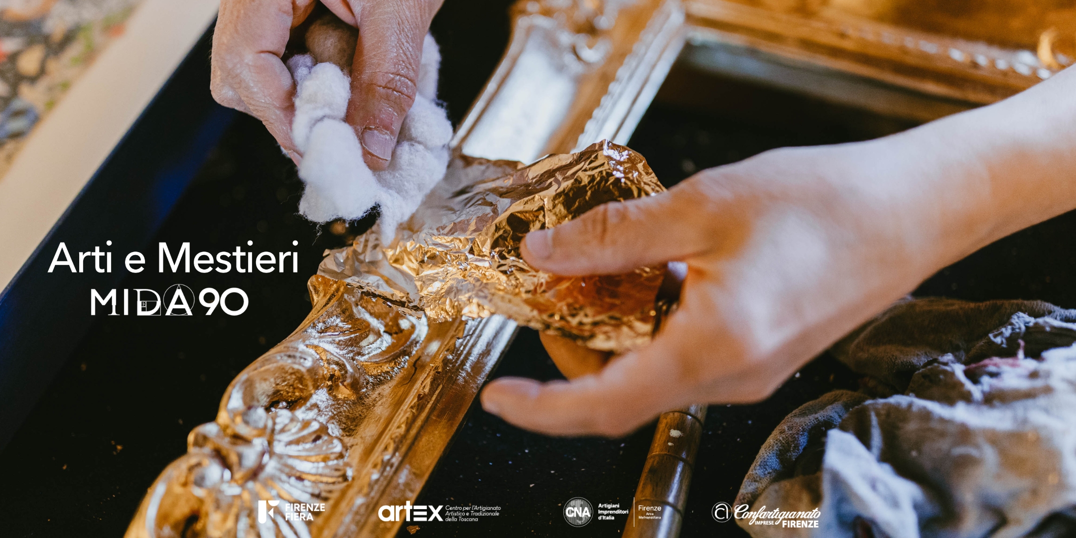 Decorazione di cornici a missione con foglia, ARTI E MESTIERI – OFFICINE ESPERIENZIALI // 90° MIDA