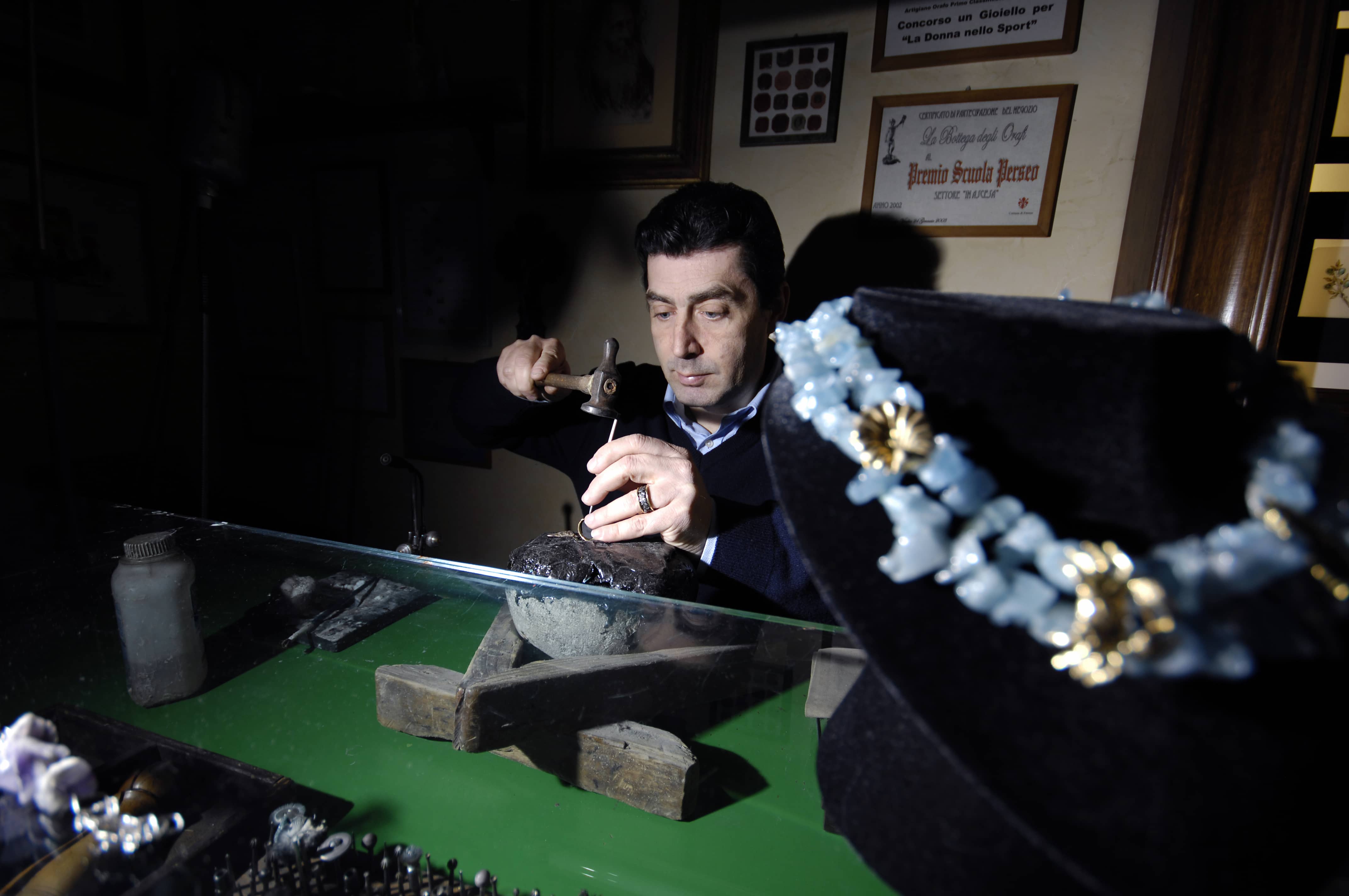 La bottega degli orafi